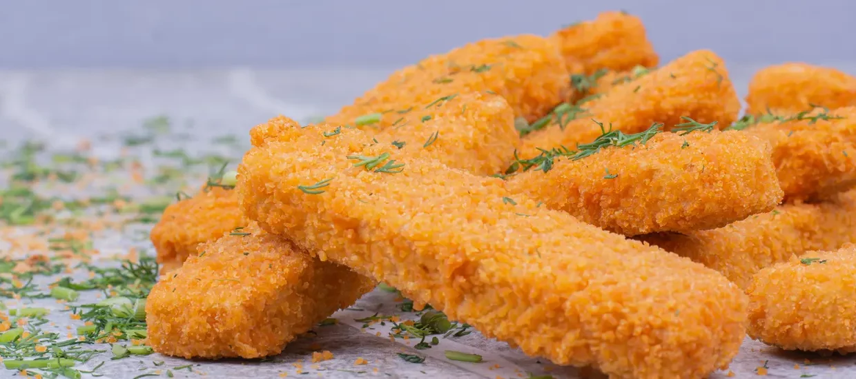 ناجتس الدجاج بالفاصوليا