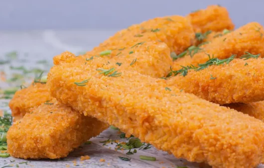 ناجتس الدجاج بالفاصوليا